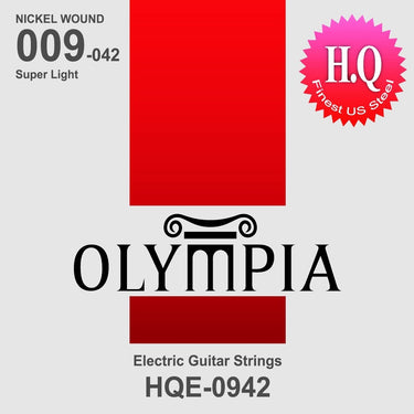 Juego De Cuerdas Olympia Para Guitarra Electrica, Hqe 0942